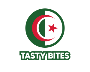 Air Travel - Circle Algeria Flag logo design