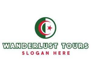 Algeria Flag logo design