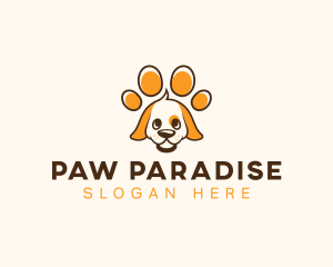 Dog Paw Veterinary logo design