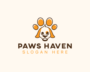 Dog Paw Veterinary logo design