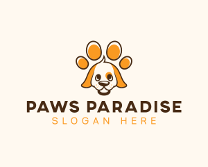 Dog Paw Veterinary logo design