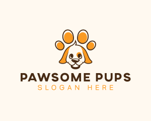 Dog Paw Veterinary logo design