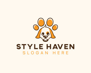 Shelter - Dog Paw Veterinary logo design