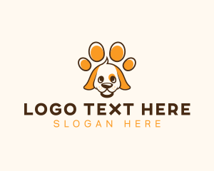 Shelter - Dog Paw Veterinary logo design
