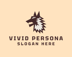 Character - Wild Wolf Character logo design