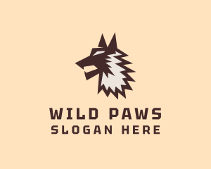 Wild Wolf Character logo design