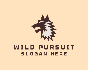 Wild Wolf Character logo design