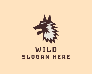 Wild Wolf Character logo design