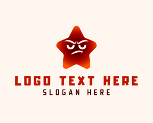 Angry - Mad Furious Star logo design