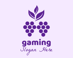 Purple Organic Grapes Logo