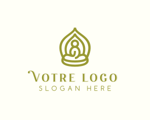 Holistic Meditation Yoga Logo