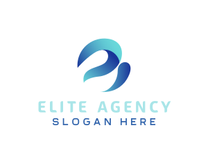 Professional Agency Letter E logo design