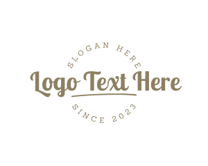 Restaurant - Script Fashion Business logo design