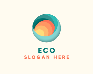 Ocean - Summer Sun Resort logo design