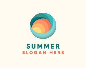 Summer Sun Resort logo design