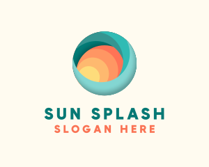 Summer Sun Resort logo design