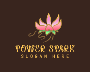 Bouquet - Luxury Lotus Wellness logo design