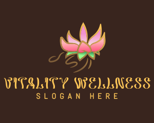 Luxury Lotus Wellness logo design