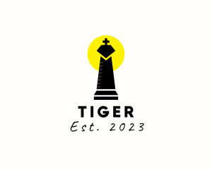 Chess Master - King Chess Piece logo design