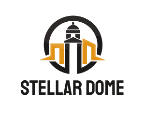 Dome Tower Chat  logo design