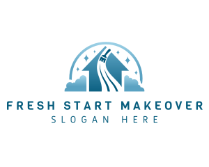 Makeover - Broom House Sweeping logo design