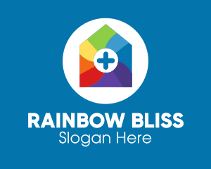 Rainbow Medical House  logo design