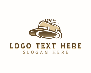 Accessory - Vintage Wreath Hat logo design
