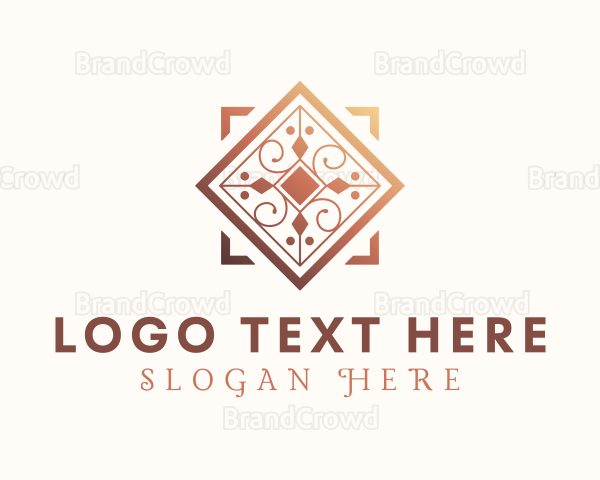 Gradient Tile Floor Logo