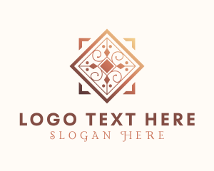 Floorboard - Gradient Tile Floor logo design