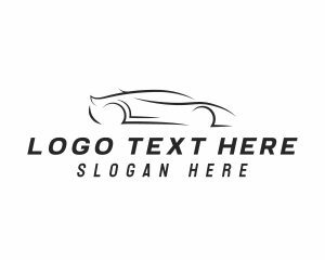 Car - Fast Car Transport logo design