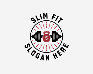 Weights Gym Workout logo design