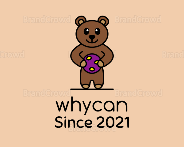 Teddy Bear Toy Logo