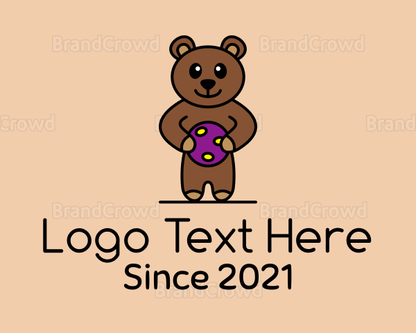 Teddy Bear Toy Logo