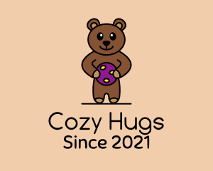 Cuddly - Teddy Bear Toy logo design
