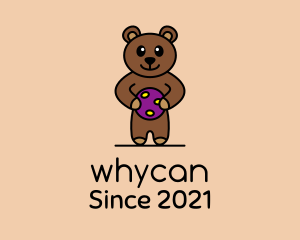 Daycare Center - Teddy Bear Toy logo design
