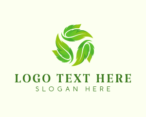 Landscaping - Natural Gardening Leaves logo design