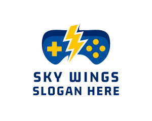 Player - Lightning Power Gaming logo design