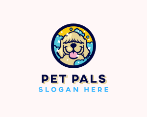 Pet Dog Grooming logo design