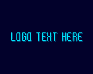 Retro - Pixel Digital Gaming logo design