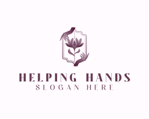 Hands - Hands Flower Spa logo design