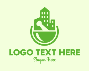 Recipe - Green City Pharmacy logo design
