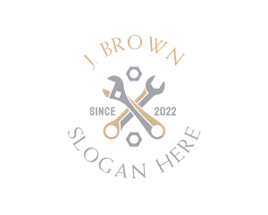 Home Maintenance - Plumbing Tools Equipment logo design