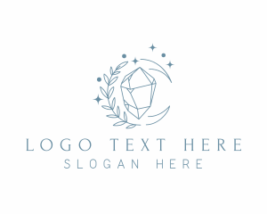 Leaf Cosmic Crystal Logo