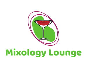 Cocktail - Cocktail Martini Glass logo design