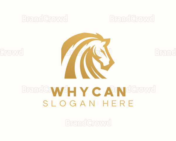 Stallion Horse Animal Logo