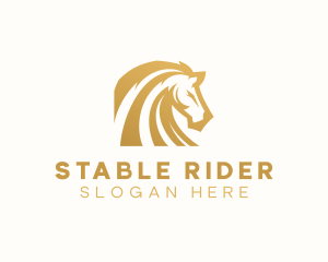 Stallion Horse Animal logo design