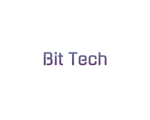 Tech Purple Gradient logo design