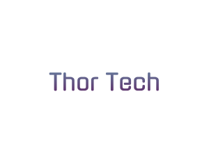 Tech Purple Gradient logo design