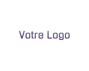 Electronics - Tech Purple Gradient logo design