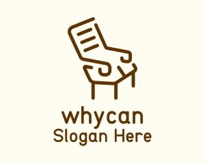 Wooden Recliner Armchair Logo